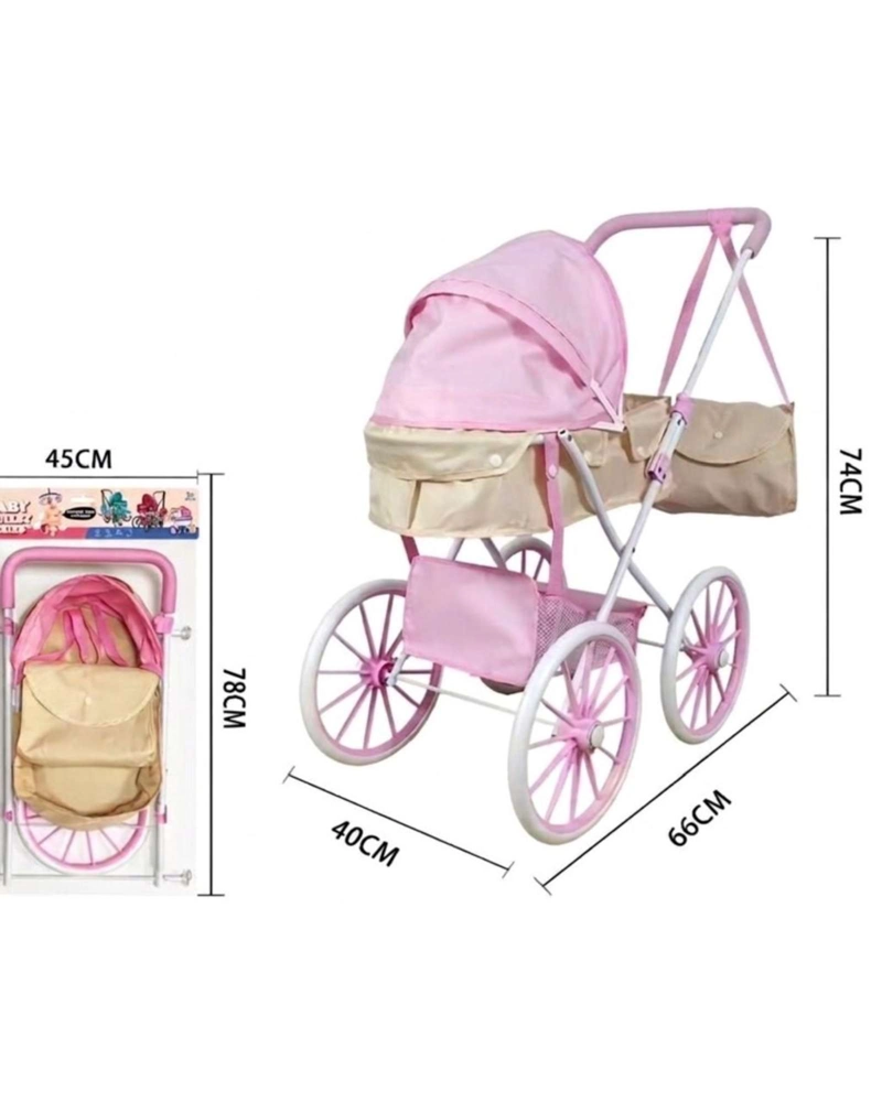 COCHE DE MUÑECAS INFANTIL BOLSO DE REGALO ESTILO CLASICO01 - 5