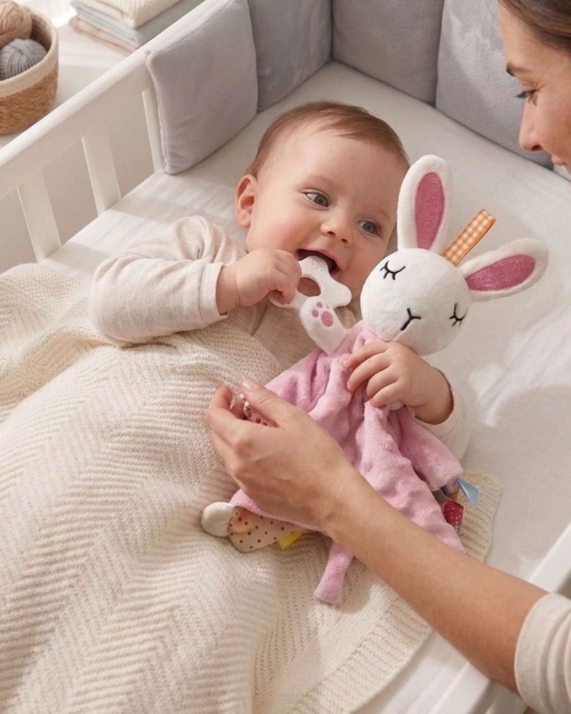 MANTITA DE APEGO SUAVIDAD Y CONSUELO PARA TU BEBE 1 - 2