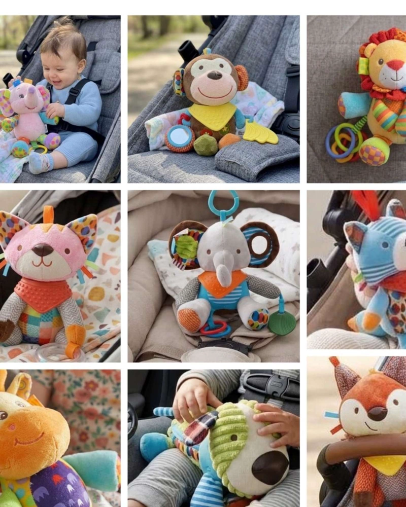 PELUCHE SENSORIAL ANIMAL DE ESTIMULACION BEBE A7 - 6