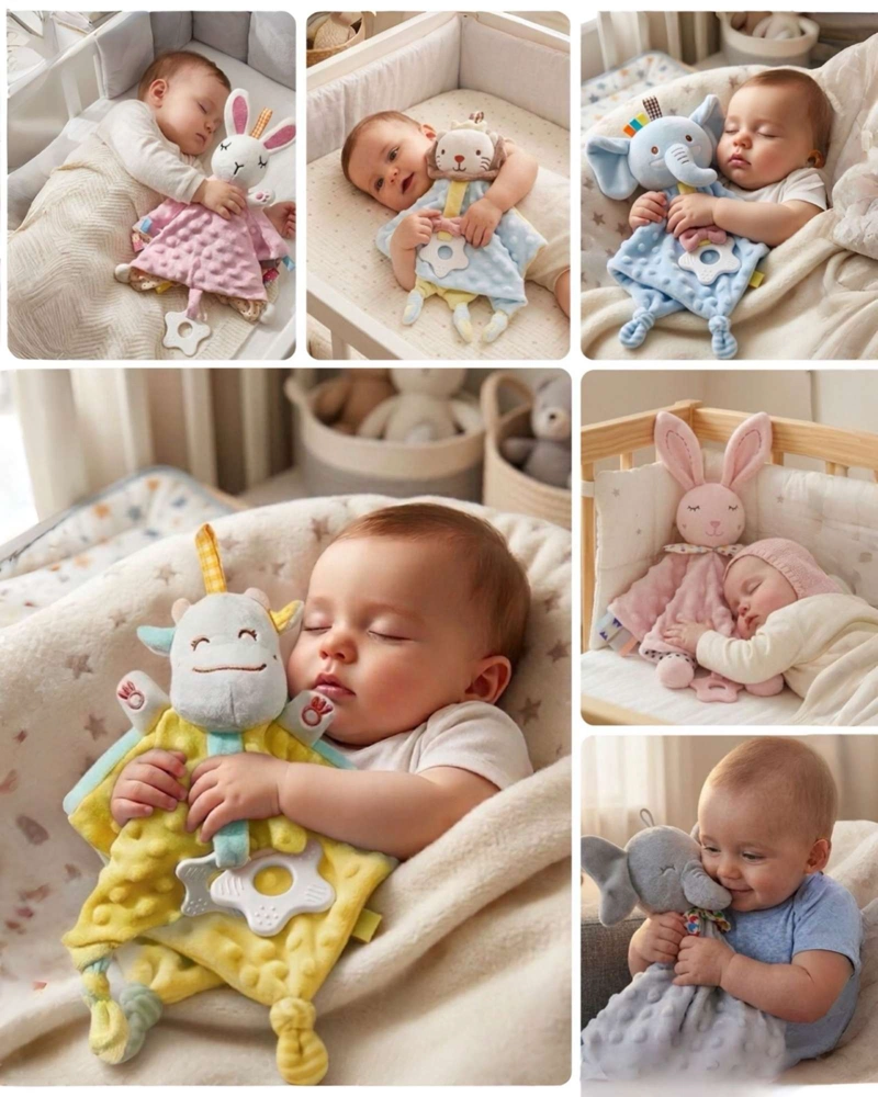 MANTITA DE APEGO SUAVIDAD Y CONSUELO PARA TU BEBE 2 - 7