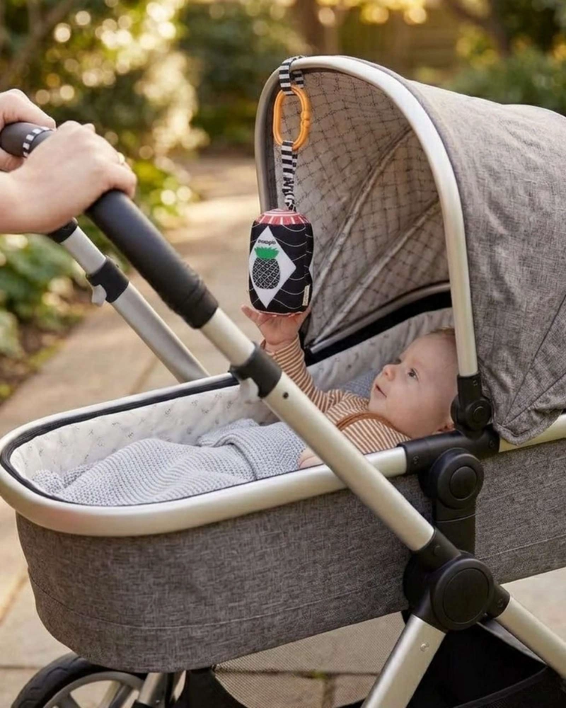 SONAJERO SENSORIAL ESTIMULACION DE BEBE  FIGURAS GEOMETRICASA002 - 2