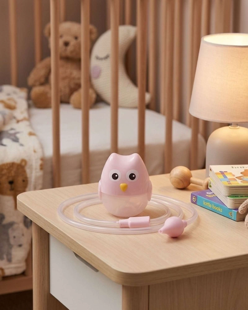 ASPIRADOR NASAL ALIVIO SUAVE Y DIVERTIDO PARA TU BEBE ROSA - 2
