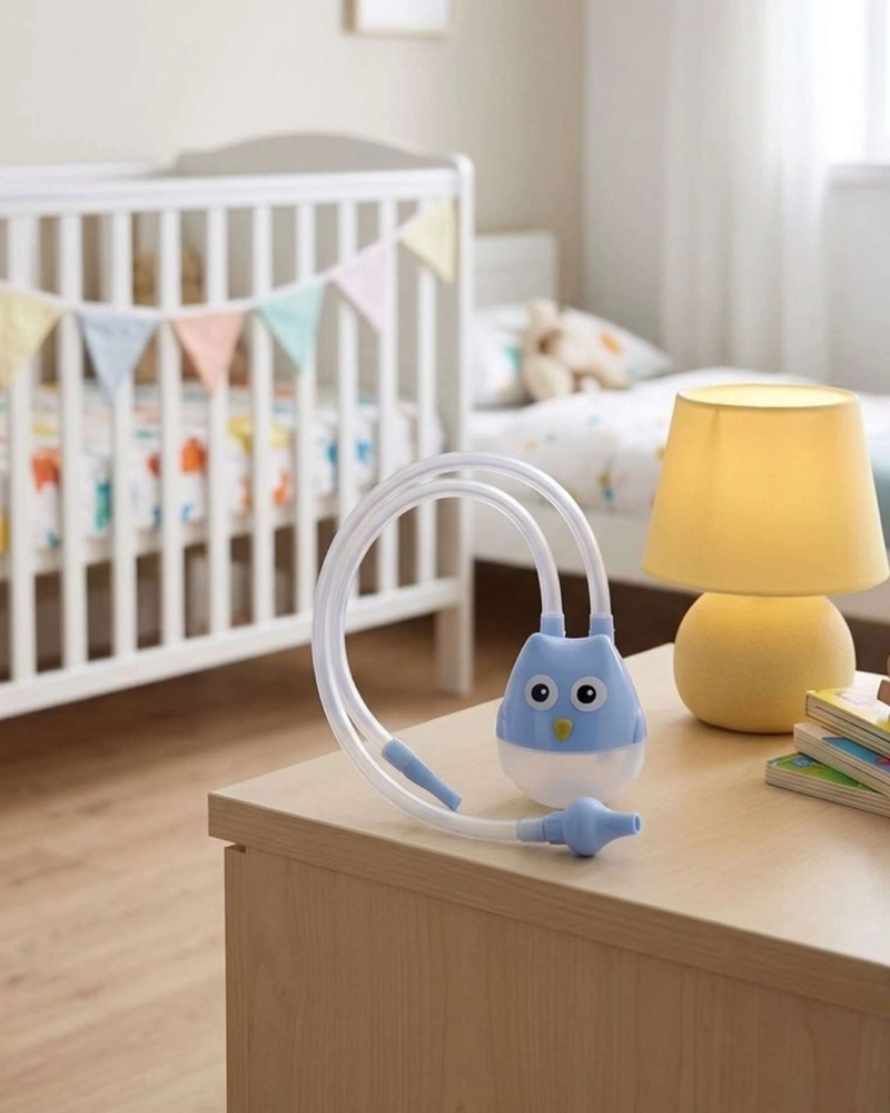 ASPIRADOR NASAL ALIVIO SUAVE Y DIVERTIDO PARA TU BEBE AZUL - 2