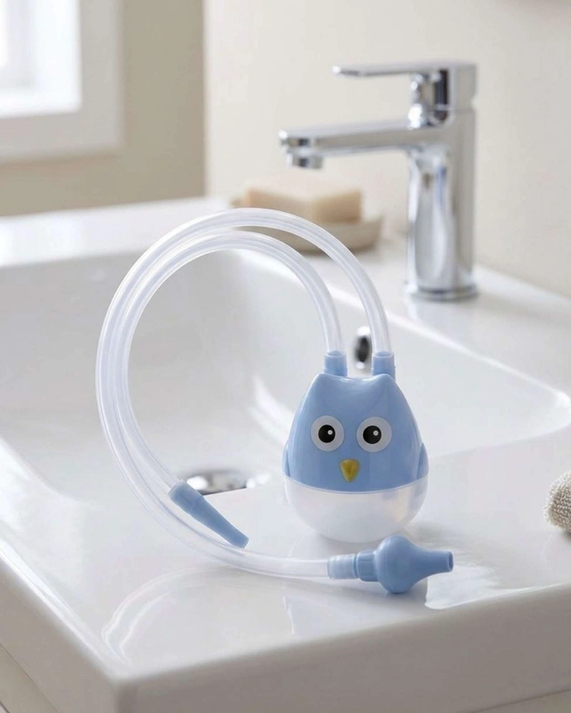 ASPIRADOR NASAL ALIVIO SUAVE Y DIVERTIDO PARA TU BEBE AZUL - 3