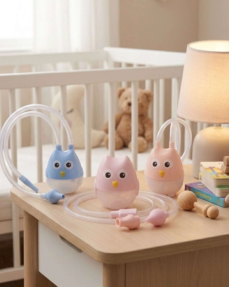 ASPIRADOR NASAL ALIVIO SUAVE Y DIVERTIDO PARA TU BEBE ROSADO - 5