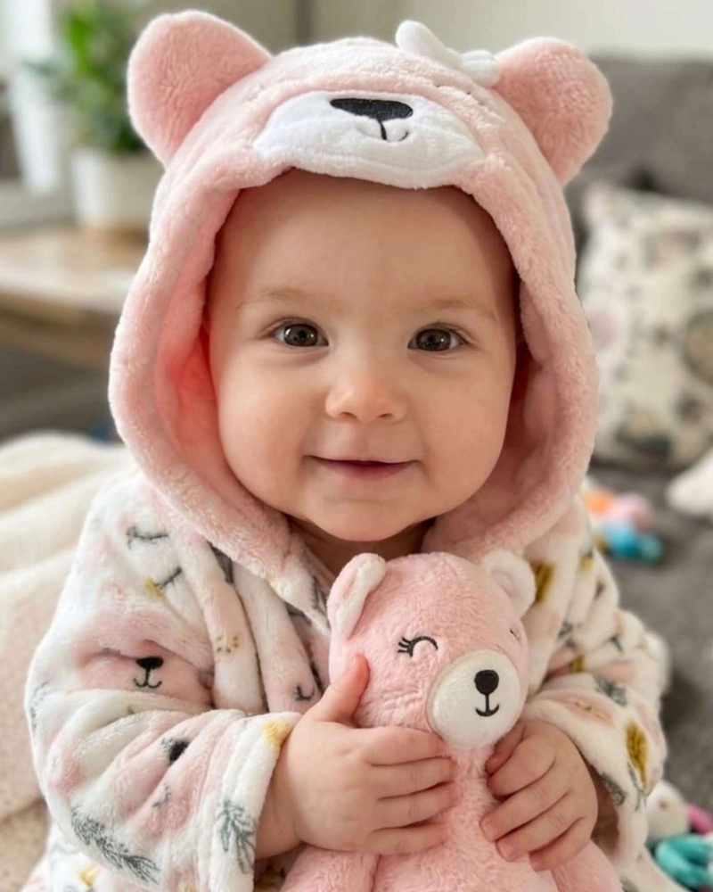JUEGO INFANTIL DE BAÑO CON PELUCHE  DECORATIVO. - 1