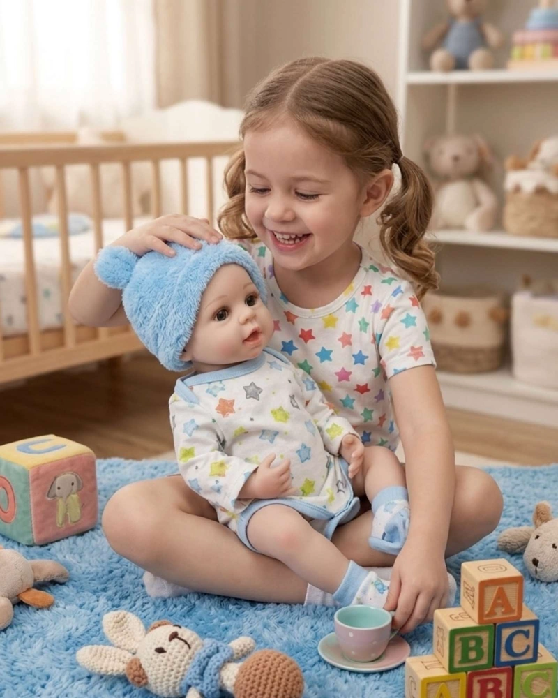 MUÑECO BEBE  REALISTA NIÑO - 1
