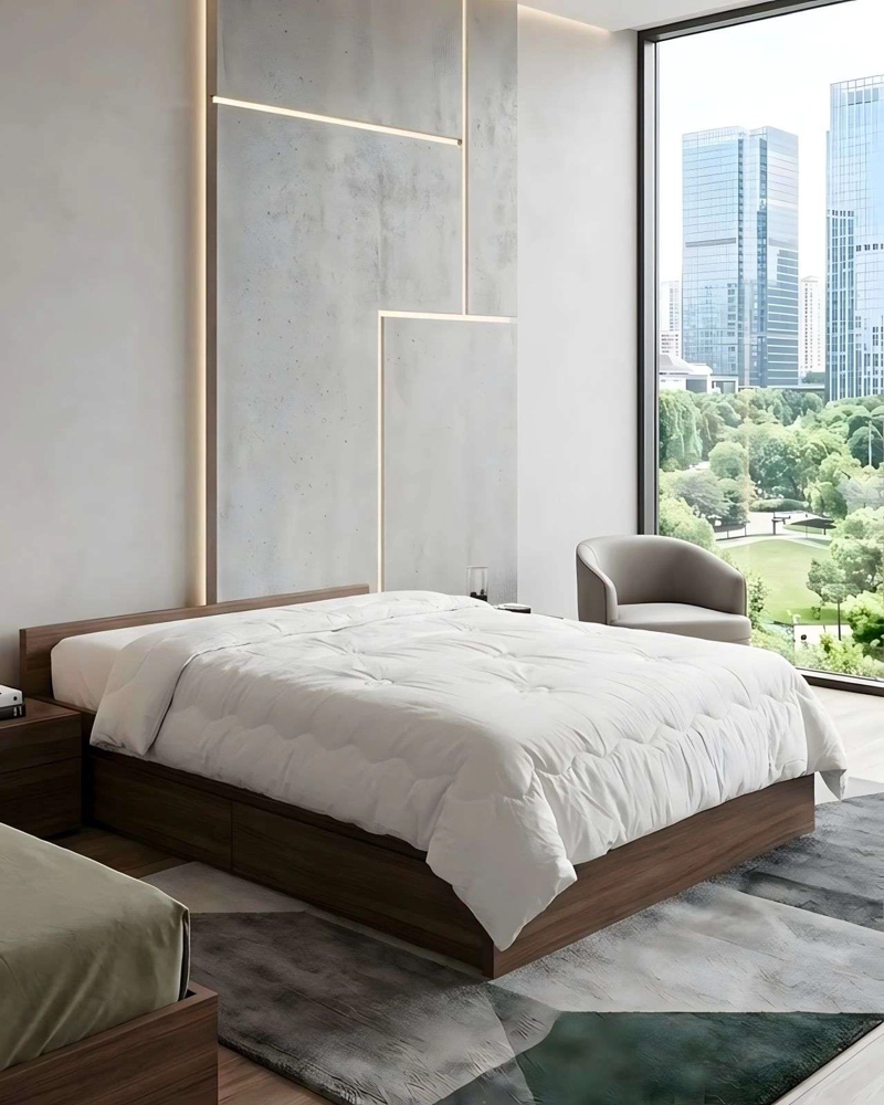 PLUMON DELGADO INVIERNO SHERPA  SUAVE  PREMIUM 2  PLAZA  200X230CM - 1