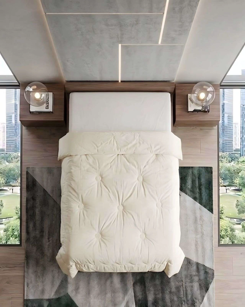PLUMON DELGADO INVIERNO SHERPA  SUAVE  PREMIUM 1,5 PLAZA 150X200CM - 2