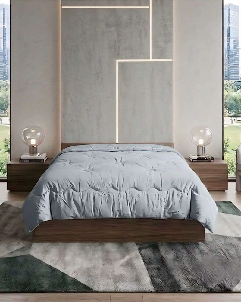 PLUMON DELGADO INVIERNO SHERPA  SUAVE  PREMIUM 2  PLAZA  200X230CM - 3