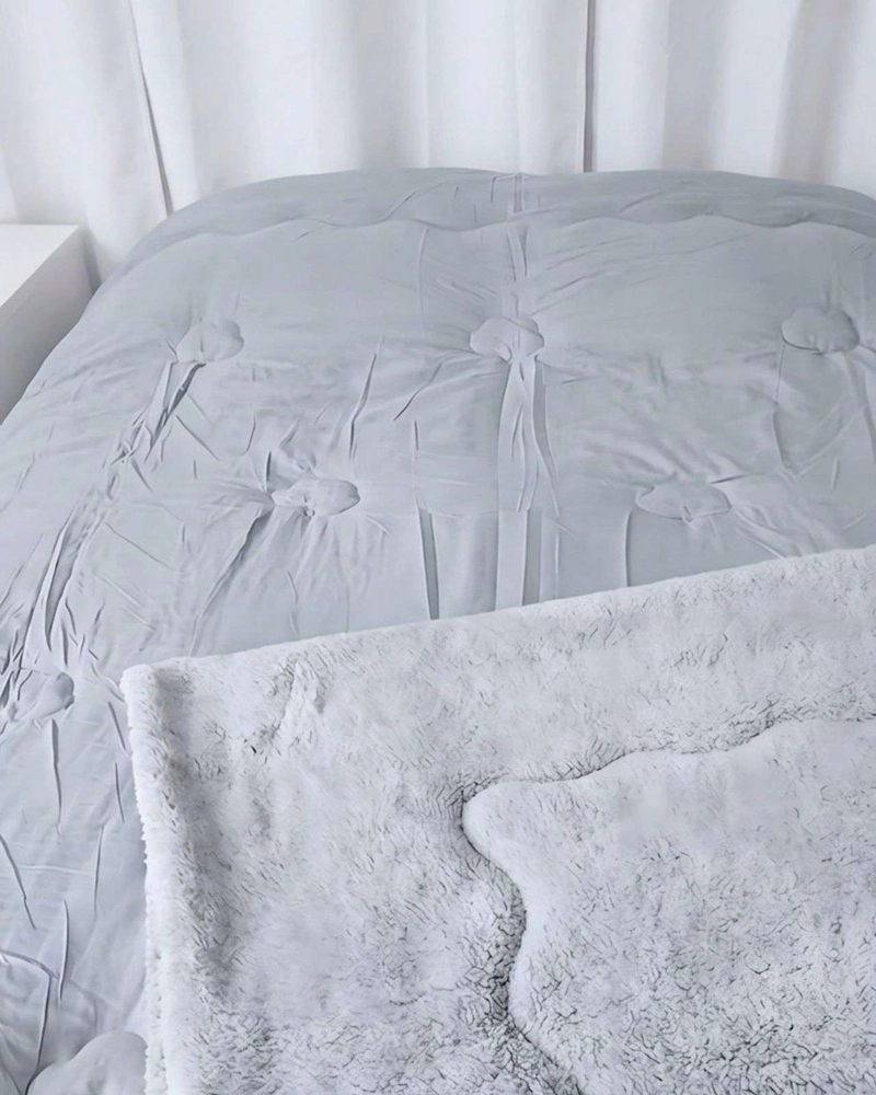 PLUMON DELGADO INVIERNO SHERPA  SUAVE  PREMIUM 2  PLAZA  200X230CM - 5