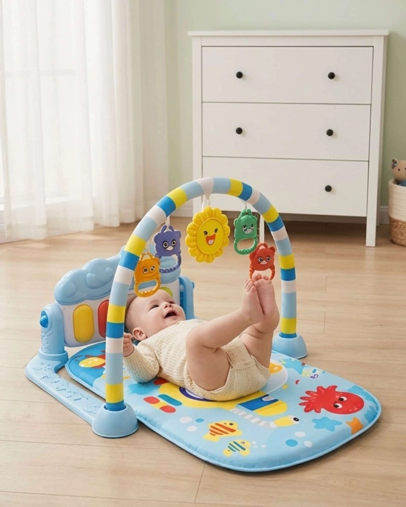 GIMNASIO PARA BEBE  CON PIANO MULTIFUNCIONAL CON SONIDOS Y LUCES - 2