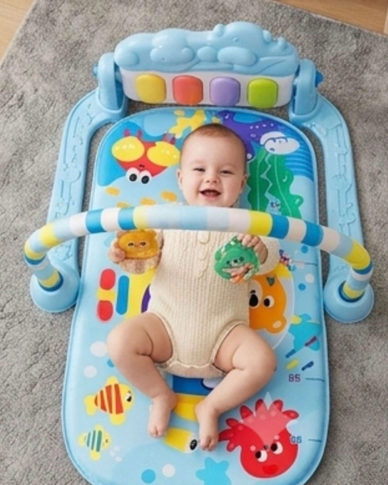 GIMNASIO PARA BEBE  CON PIANO MULTIFUNCIONAL CON SONIDOS Y LUCES - 5