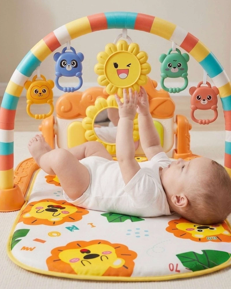 GIMNASIO PARA BEBE  CON PIANO MULTIFUNCIONAL CON SONIDOS Y LUCES - 2