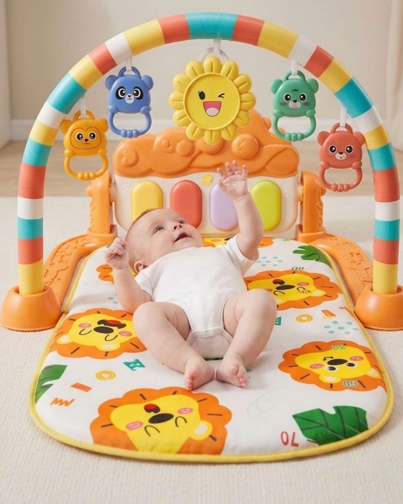 GIMNASIO PARA BEBE  CON PIANO MULTIFUNCIONAL CON SONIDOS Y LUCES - 3