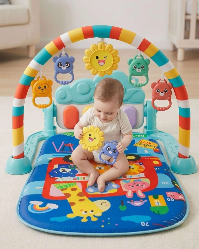 GIMNASIO PARA BEBE  CON PIANO MULTIFUNCIONAL CON SONIDOS Y LUCES - 2