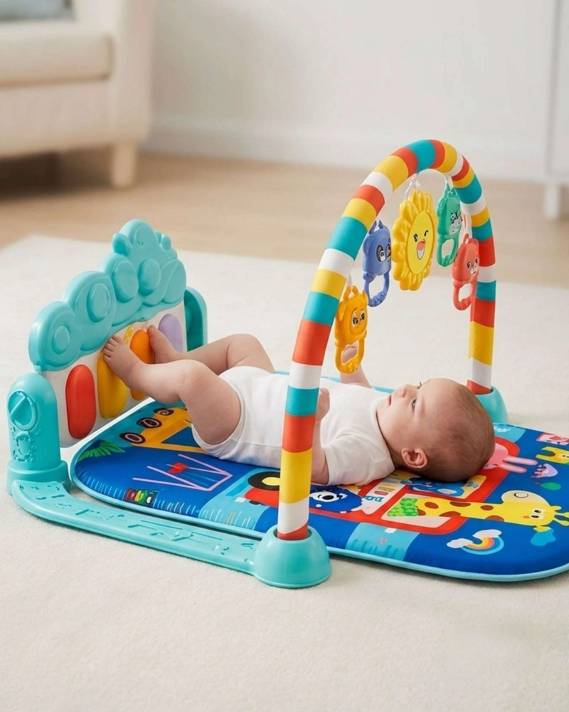 GIMNASIO PARA BEBE  CON PIANO MULTIFUNCIONAL CON SONIDOS Y LUCES - 3