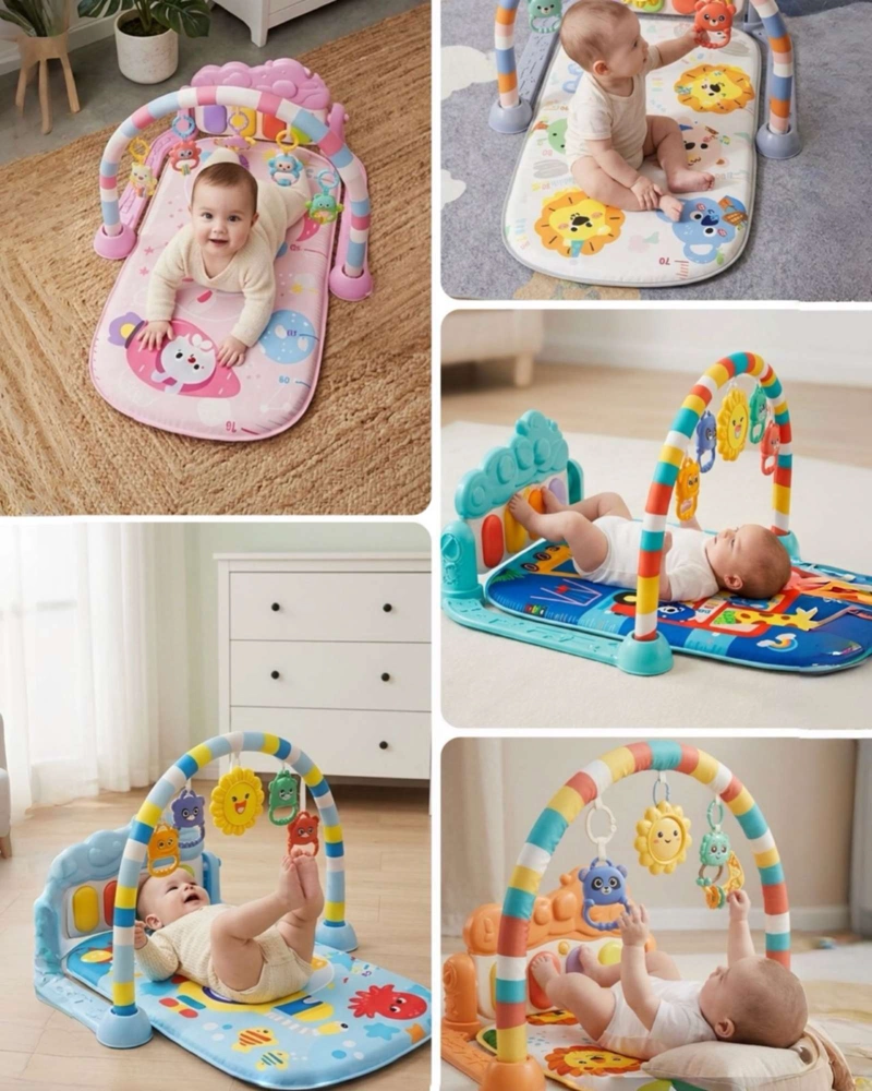 GIMNASIO PARA BEBE  CON PIANO MULTIFUNCIONAL CON SONIDOS Y LUCES - 7