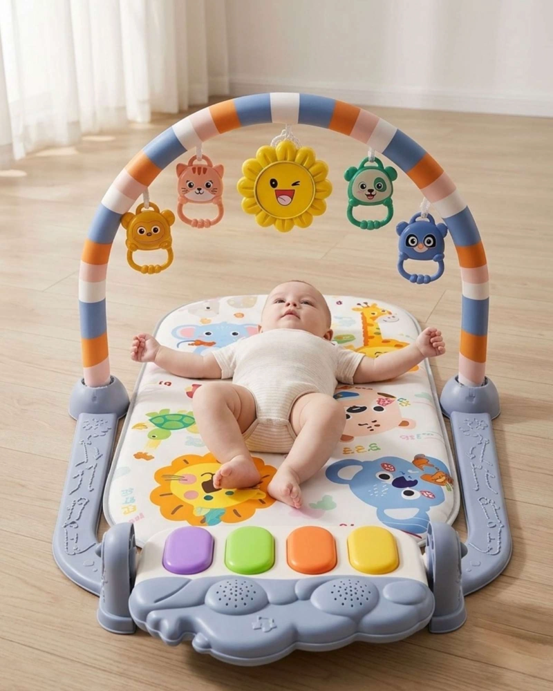 GIMNASIO PARA BEBE  CON PIANO MULTIFUNCIONAL CON SONIDOS Y LUCES - 2