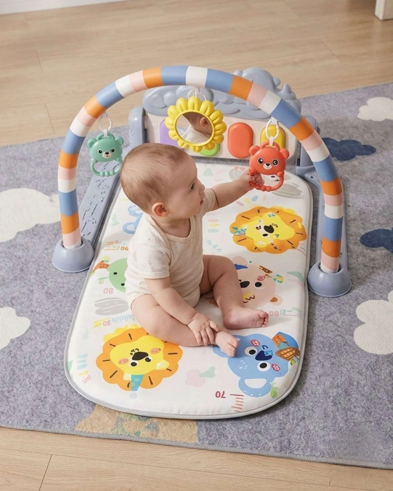 GIMNASIO PARA BEBE  CON PIANO MULTIFUNCIONAL CON SONIDOS Y LUCES - 3