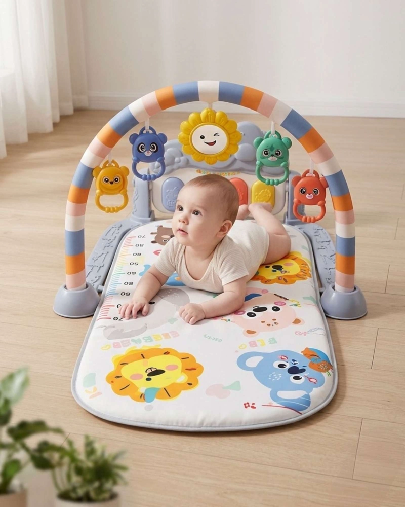 GIMNASIO PARA BEBE  CON PIANO MULTIFUNCIONAL CON SONIDOS Y LUCES - 5