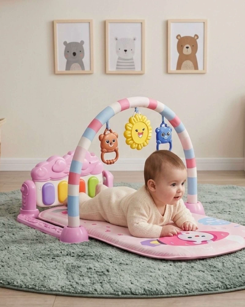 GIMNASIO PARA BEBE  CON PIANO MULTIFUNCIONAL CON SONIDOS Y LUCES - 2
