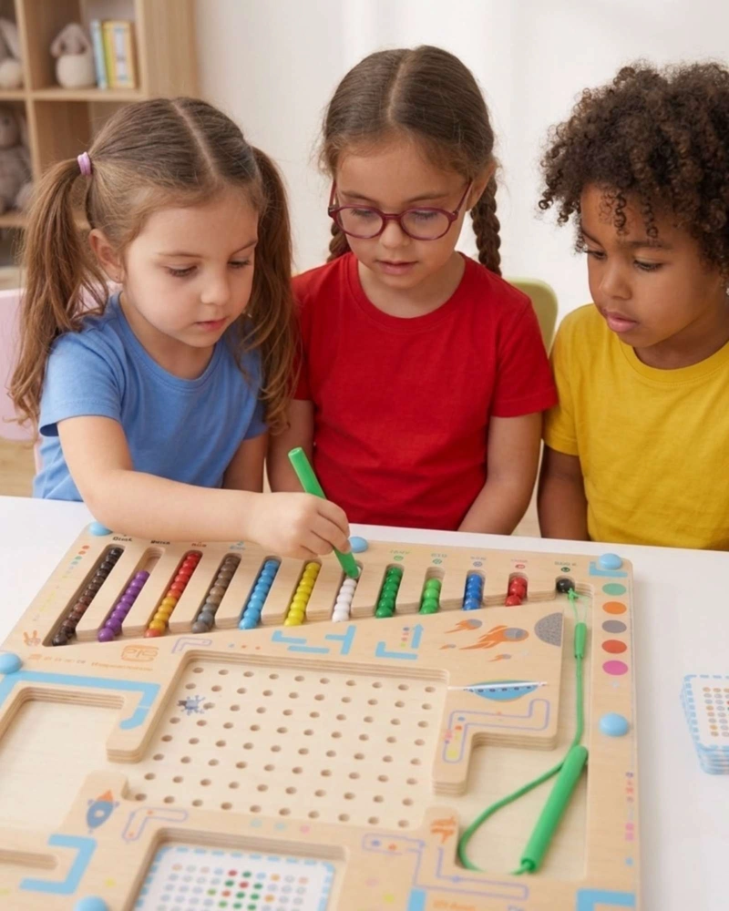 JUEGO DIDACTICO TABLERO MAGNE TICO MONTESSORI APRENDE - 3