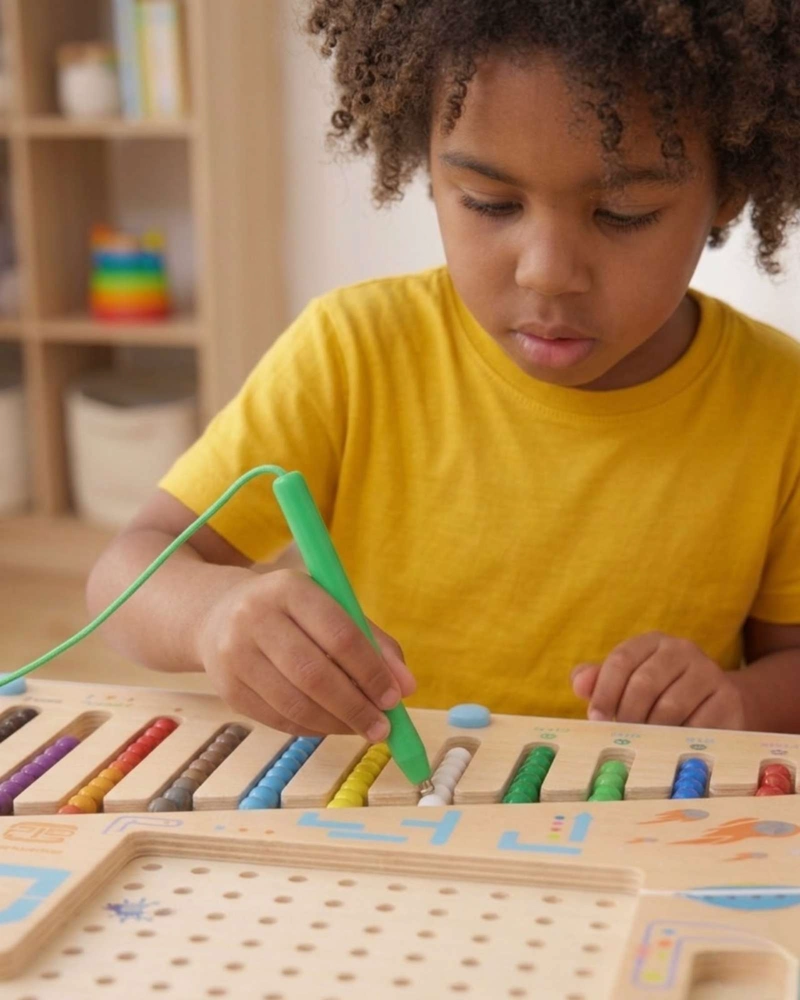 JUEGO DIDACTICO TABLERO MAGNE TICO MONTESSORI APRENDE - 5