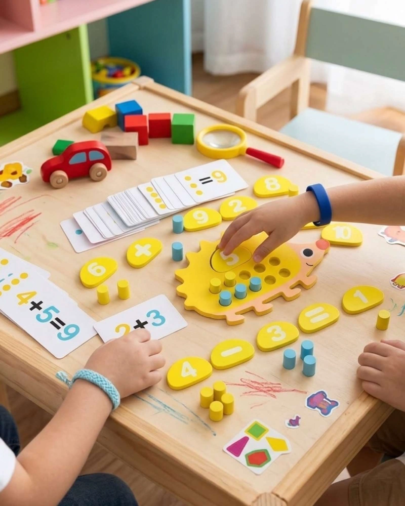 JUEGO EDUCATIVO MATEMATICAS MONTESSORI ERIZO APRENDIZAJE TEMPRANO - 3