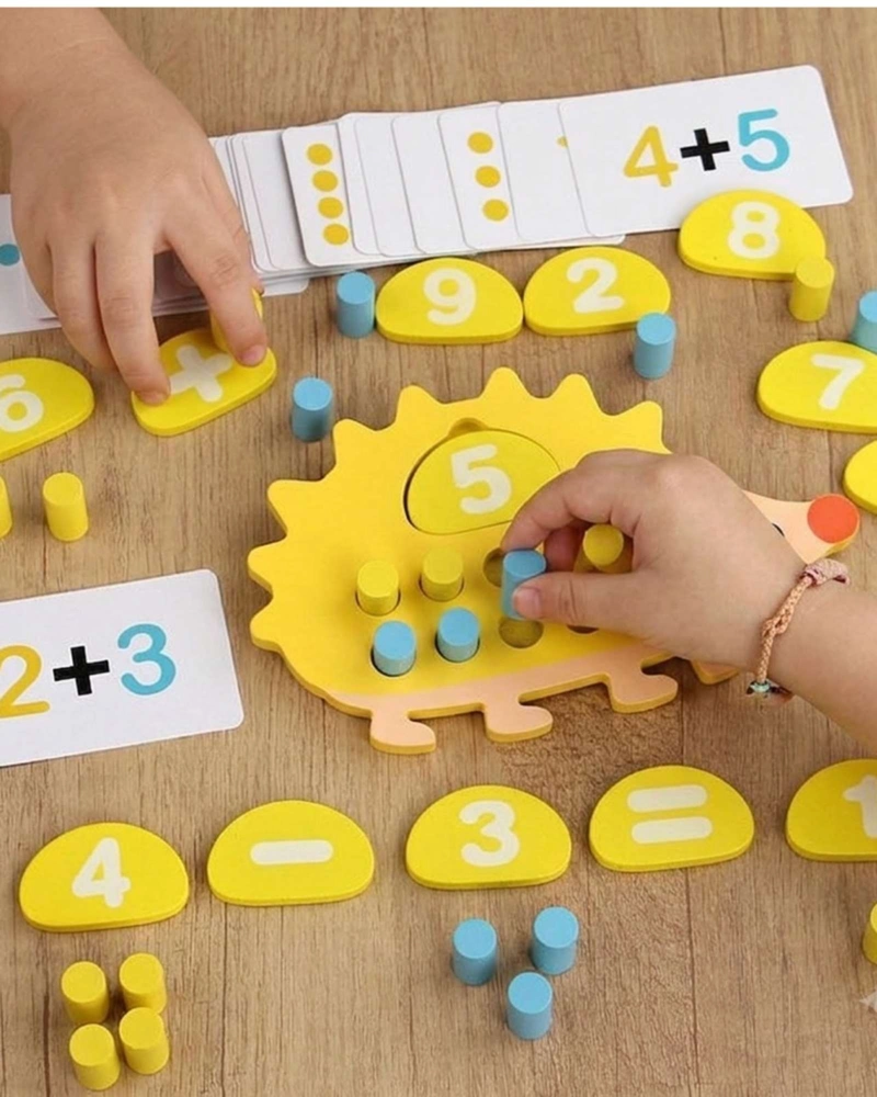 JUEGO EDUCATIVO MATEMATICAS MONTESSORI ERIZO APRENDIZAJE TEMPRANO - 4