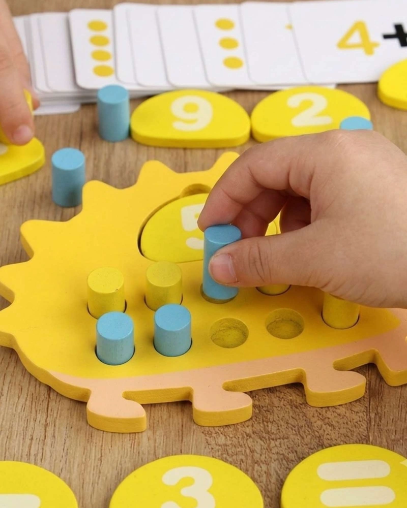JUEGO EDUCATIVO MATEMATICAS MONTESSORI ERIZO APRENDIZAJE TEMPRANO - 5