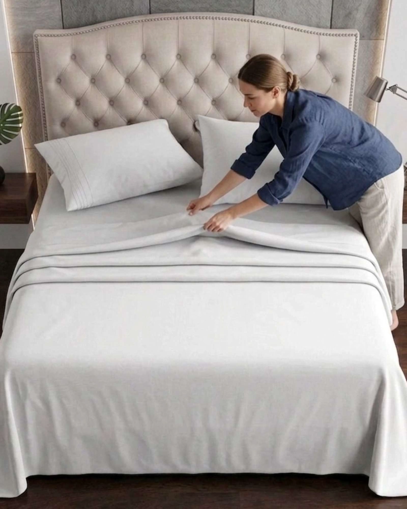 JUEGO DE SABANA DELUXE MAS 2 ALMOHADAS  500 HILOS 2 PLAZAS - 3
