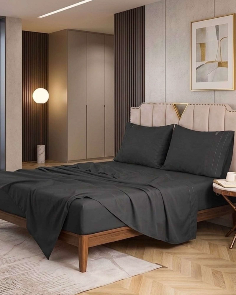 JUEGO DE SABANA DELUXE MAS 2 ALMOHADAS  500 HILOS 2 PLAZAS - 2