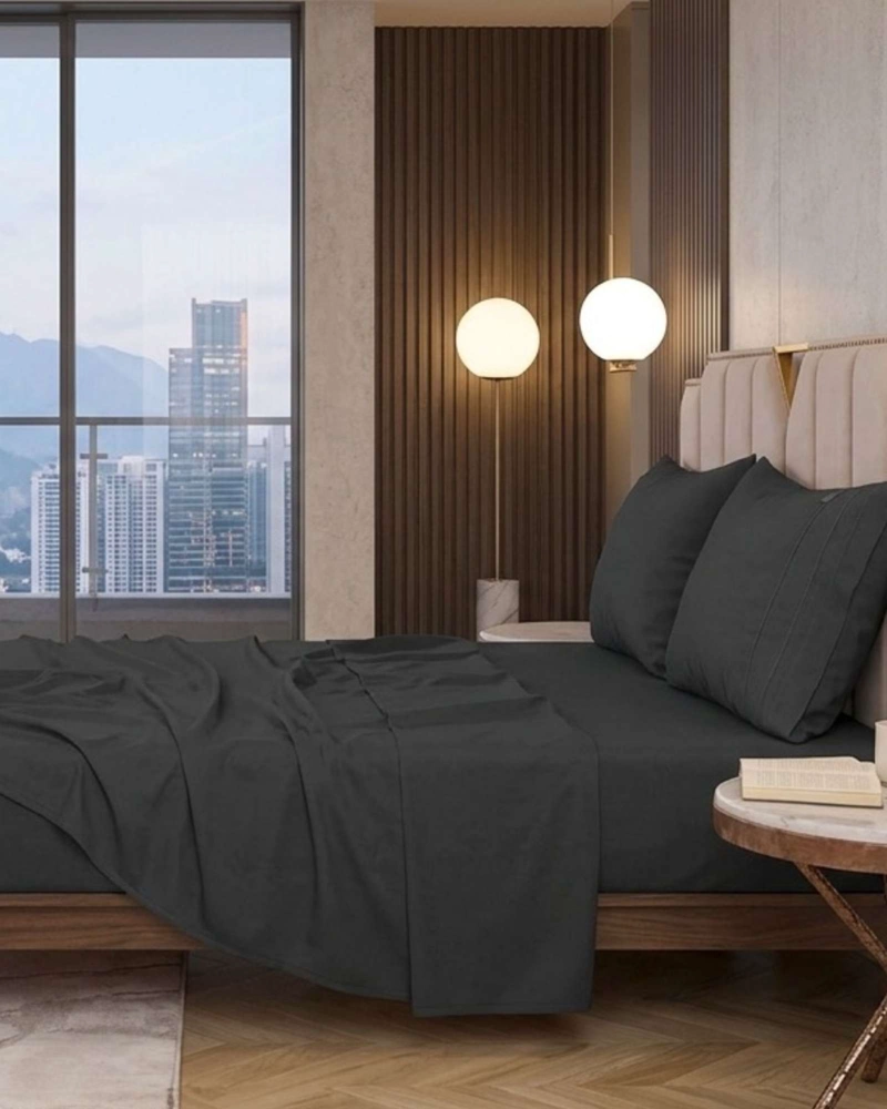 JUEGO DE SABANA DELUXE MAS 2 ALMOHADAS  500 HILOS 2 PLAZAS - 5