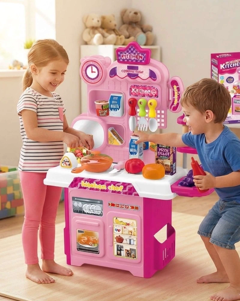 MINI COCINA DE JUGUETE MODERN KITCHEN CHEF 53 PIEZAS - 1