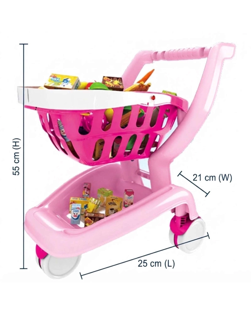 CARRITO DE SUPERMERCADO DE JUGUETE 'MI PEQUEÑO ALMACE N  36 PIEZAS - 5