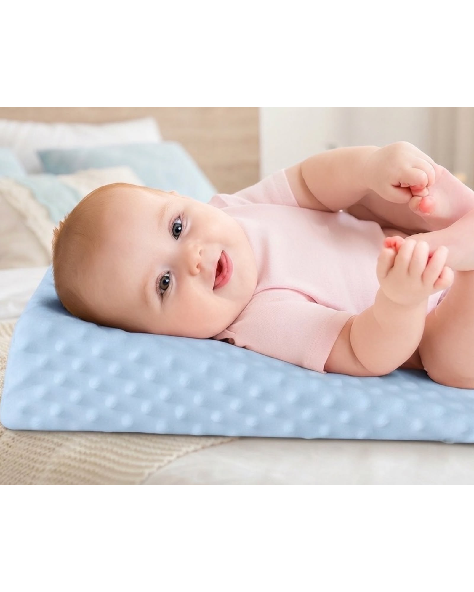 COJIN ANTIRREFLUJO PARA BEBE  CON TEXTURA RELAJANTE - 2