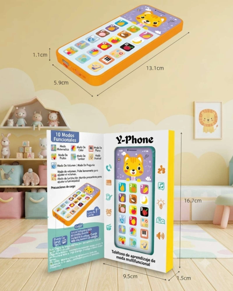 TELE FONO MUSICAL EDUCATIVO INFANTIL Y-PHONE - 5