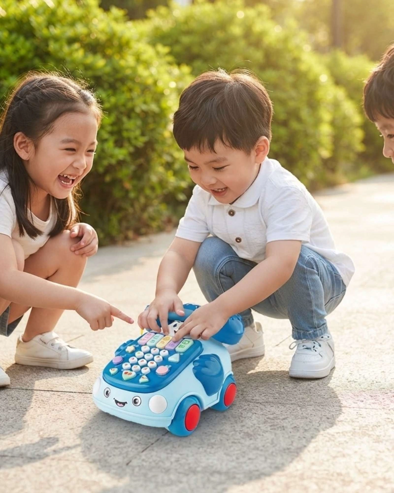 TELE FONO INTERACTIVO EDUCATIVO INFANTIL MUSICAL CON LUCES - 1