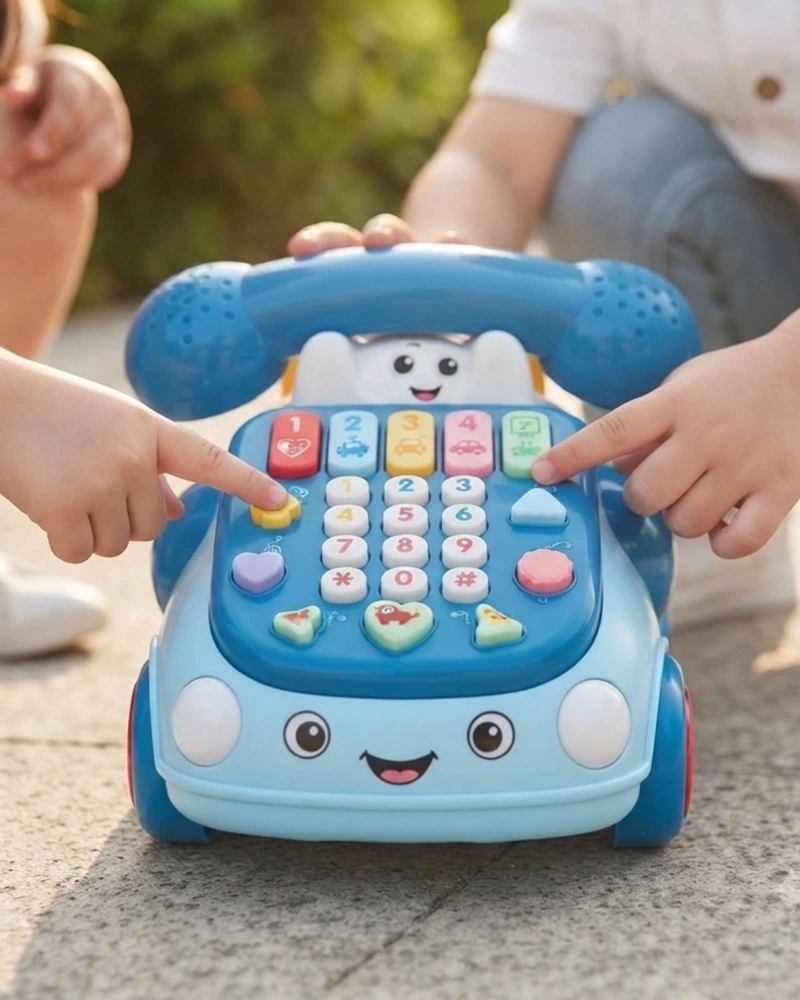 TELE FONO INTERACTIVO EDUCATIVO INFANTIL MUSICAL CON LUCES - 2