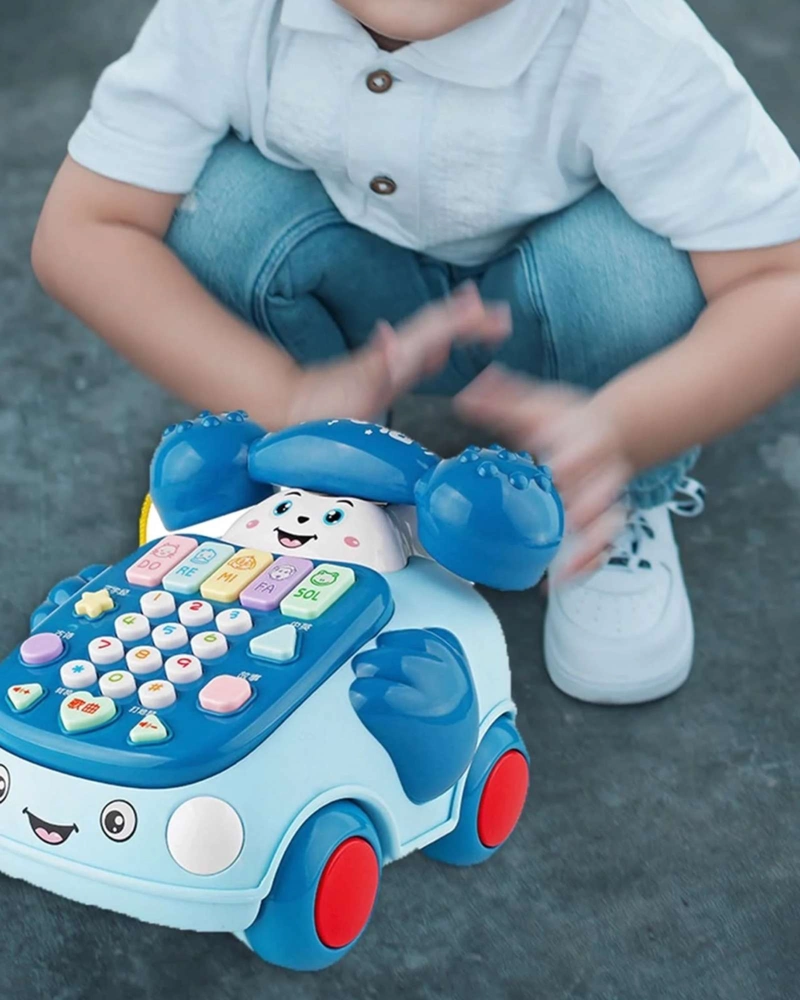 TELE FONO INTERACTIVO EDUCATIVO INFANTIL MUSICAL CON LUCES - 3