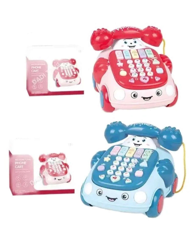 TELE FONO INTERACTIVO EDUCATIVO INFANTIL MUSICAL CON LUCES - 6