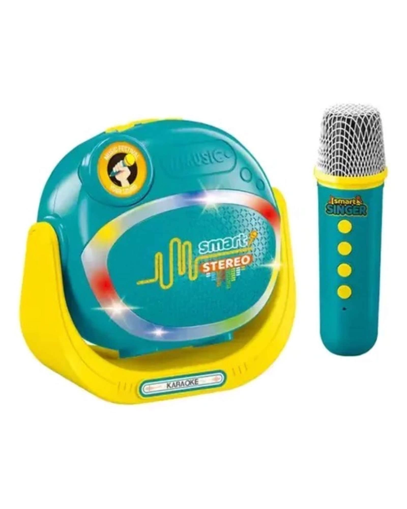 PARLANTE KARAOKE INFANTIL SMART STEREO CON MICROFONO INCLUIDO - 3