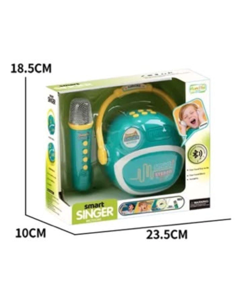 PARLANTE KARAOKE INFANTIL SMART STEREO CON MICROFONO INCLUIDO - 6