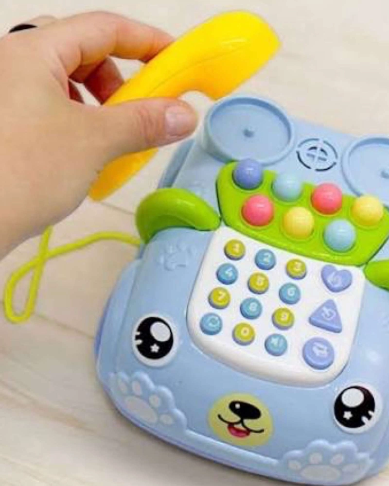 TELE FONO INTERACTIVO EDUCATIVO INFANTIL MUSICAL CON LUCES - 4