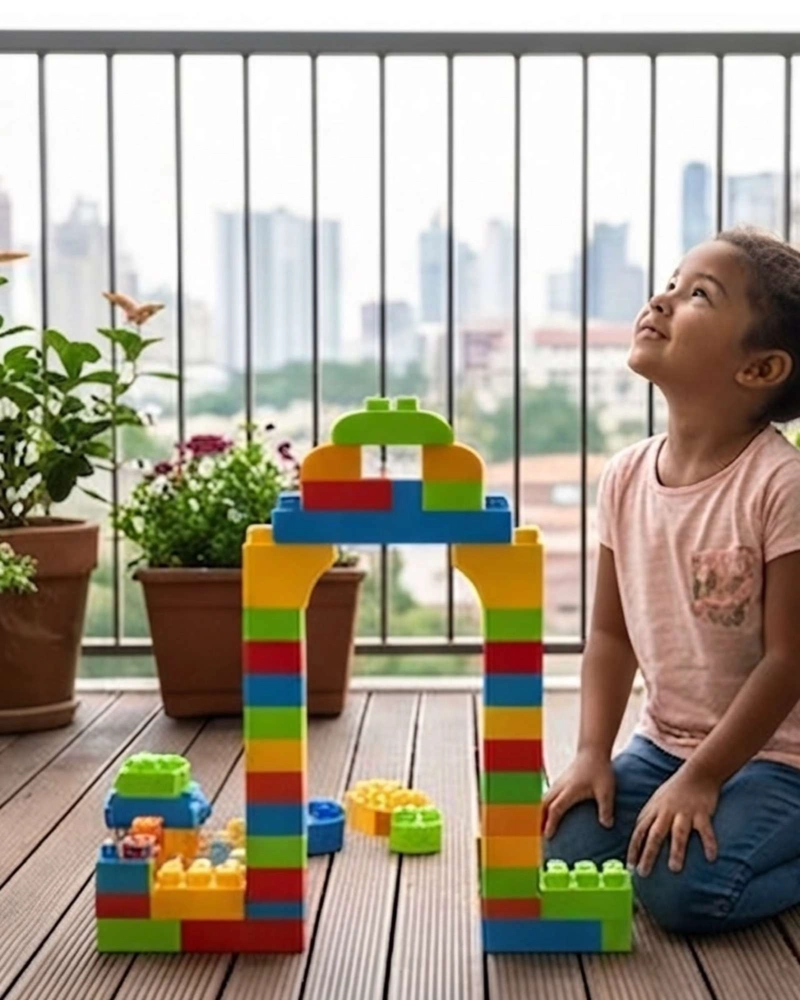 MALETA DE BLOQUES DE CONSTRUCCION INFANTIL 130 PIEZAS - 3