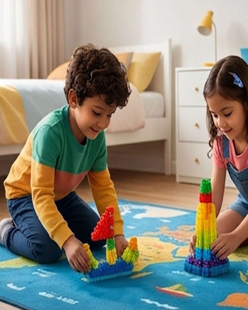 HEXOGONOGALES DIDACTICOS DE CONSTRUCCION INFANTIL 300 PIEZAS - 6