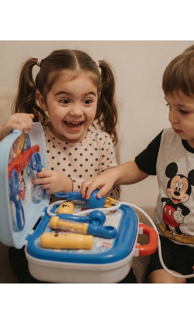 SET ME DICO INFANTIL DISNEY JUNIOR MICKEY MOUSE MALETIN DE DOCTOR - 4