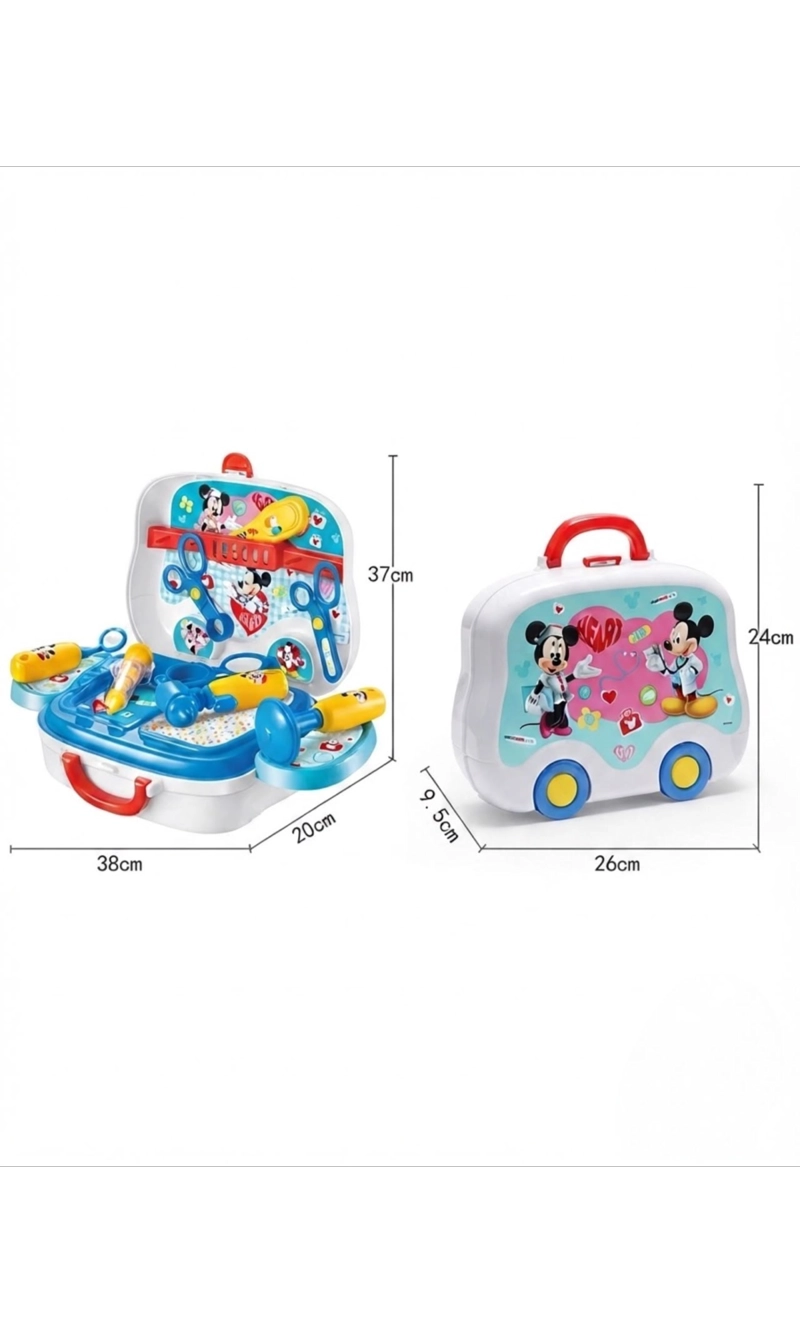 SET ME DICO INFANTIL DISNEY JUNIOR MICKEY MOUSE MALETIN DE DOCTOR - 5