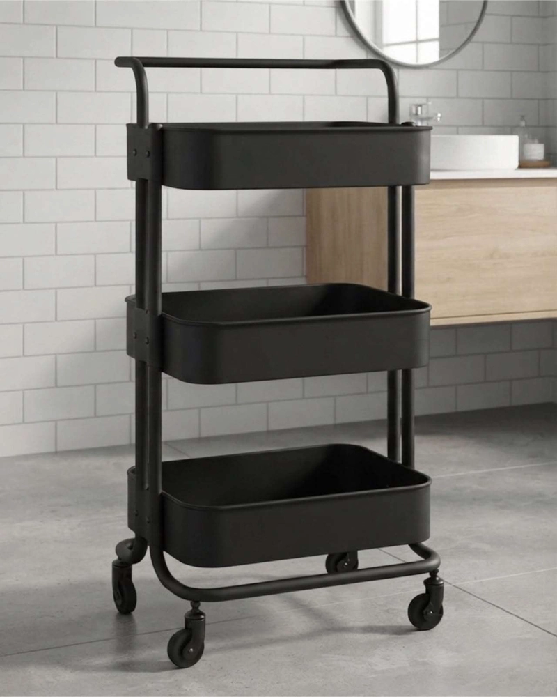 CARRITO ORGANIZADOR MULTIUSO 3 NIVELES CON RUEDAS - 3
